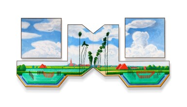 View full screen - View 1 of Lot 117. Tall Dutch Trees After Hobbema (Useful Knowledge) 2017 |《實用知識:荷蘭高木(隨霍貝瑪之作)》.