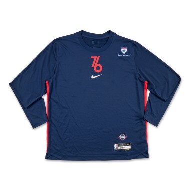 View full screen - View 1 of Lot 144. Tyrese Maxey Game Worn ‘Skills Challenge’ Warmup Top and Game-Issued Pants.