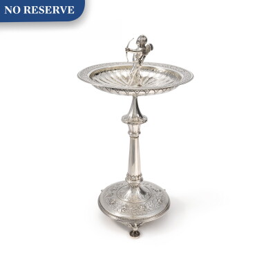 View full screen - View 1 of Lot 321. A DANISH SILVER CENTERPIECE, DRAGSTED, COPENHAGEN, MID 19TH CENTURY.