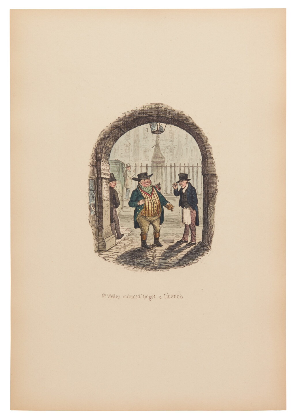 View full screen - View 1 of Lot 32. Onwhyn, 12 Illustrations to the Pickwick Club, 1894, 2 copies .