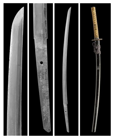 View full screen - View 1 of Lot 58. A Shinto katana| Signed Mutsu Daijo Miyoshi Nagamichi | Edo period, dated Enko kyunen nigatsu (February 1681).