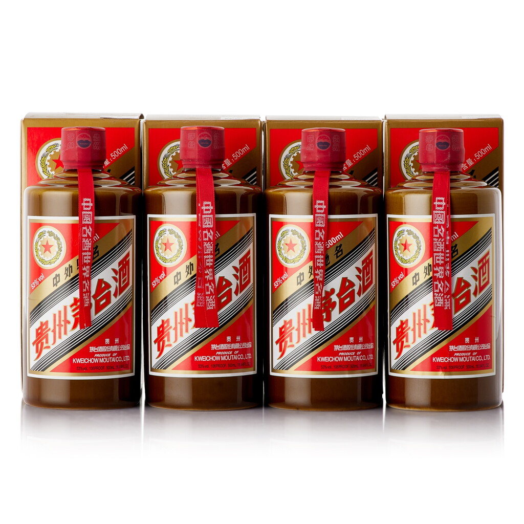 View full screen - View 1 of Lot 9464. 2023年產 "五星牌"貴州茅台酒 - 金字陳釀 Kweichow Five Star Moutai Extra 2023 (4 BT50).