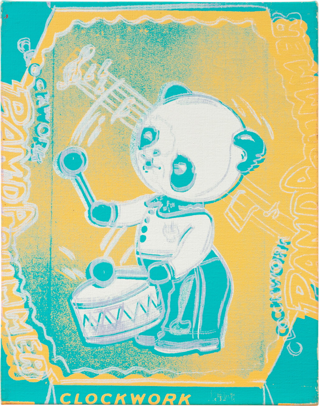 View full screen - View 1 of Lot 1. Clockwork Panda Drummer.