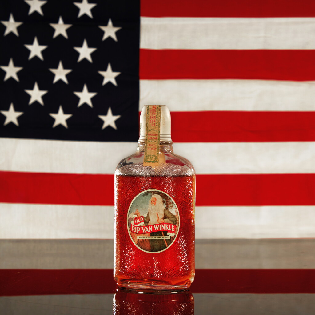 View full screen - View 1 of Lot 1186. Old Rip Van Winkle Bottled In Bond 100 Proof 1917 (1 Bottle Pint).
