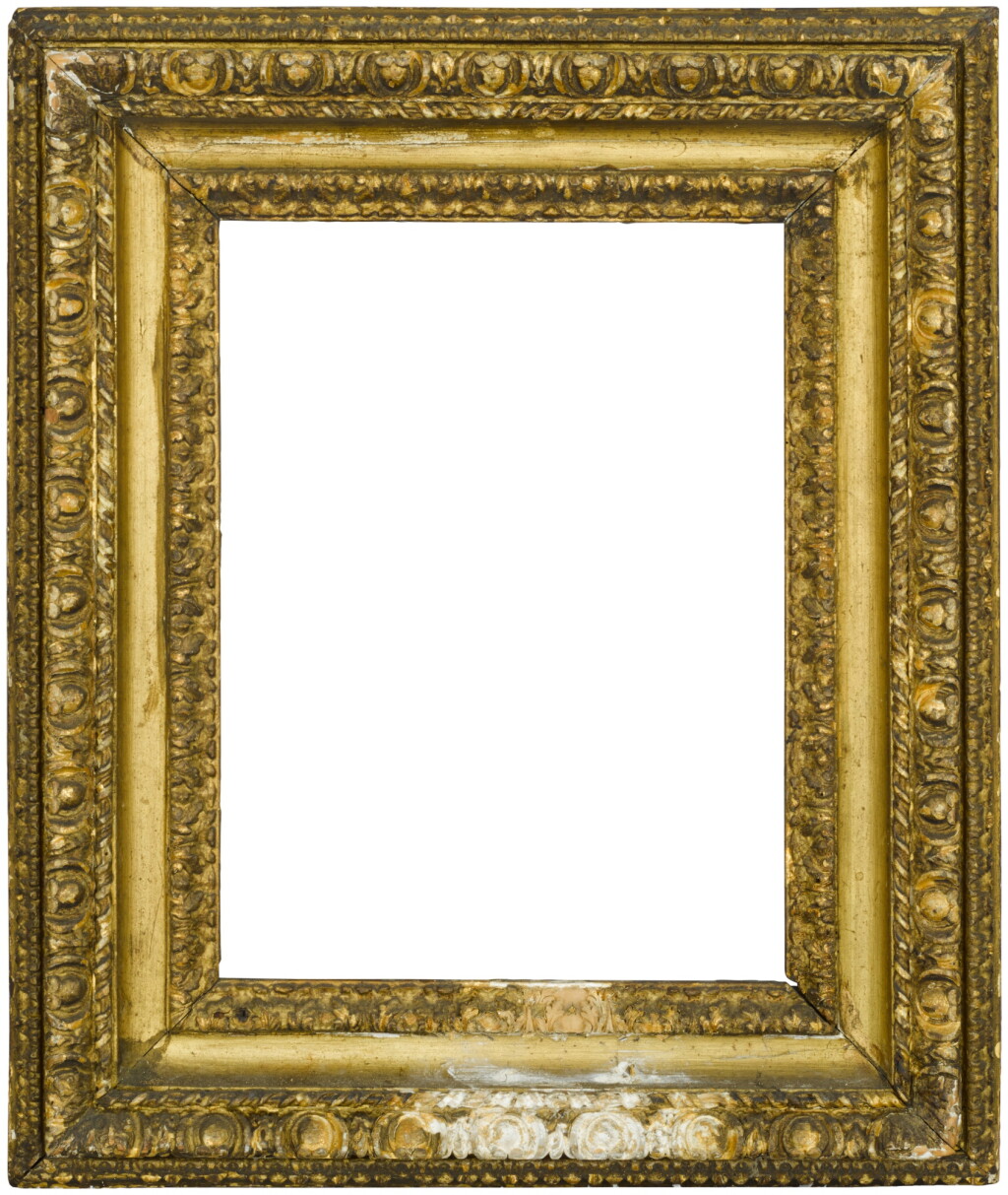 View full screen - View 1 of Lot 139. Second half 18th century British 'Carlo Maratta' carved giltwood frame.