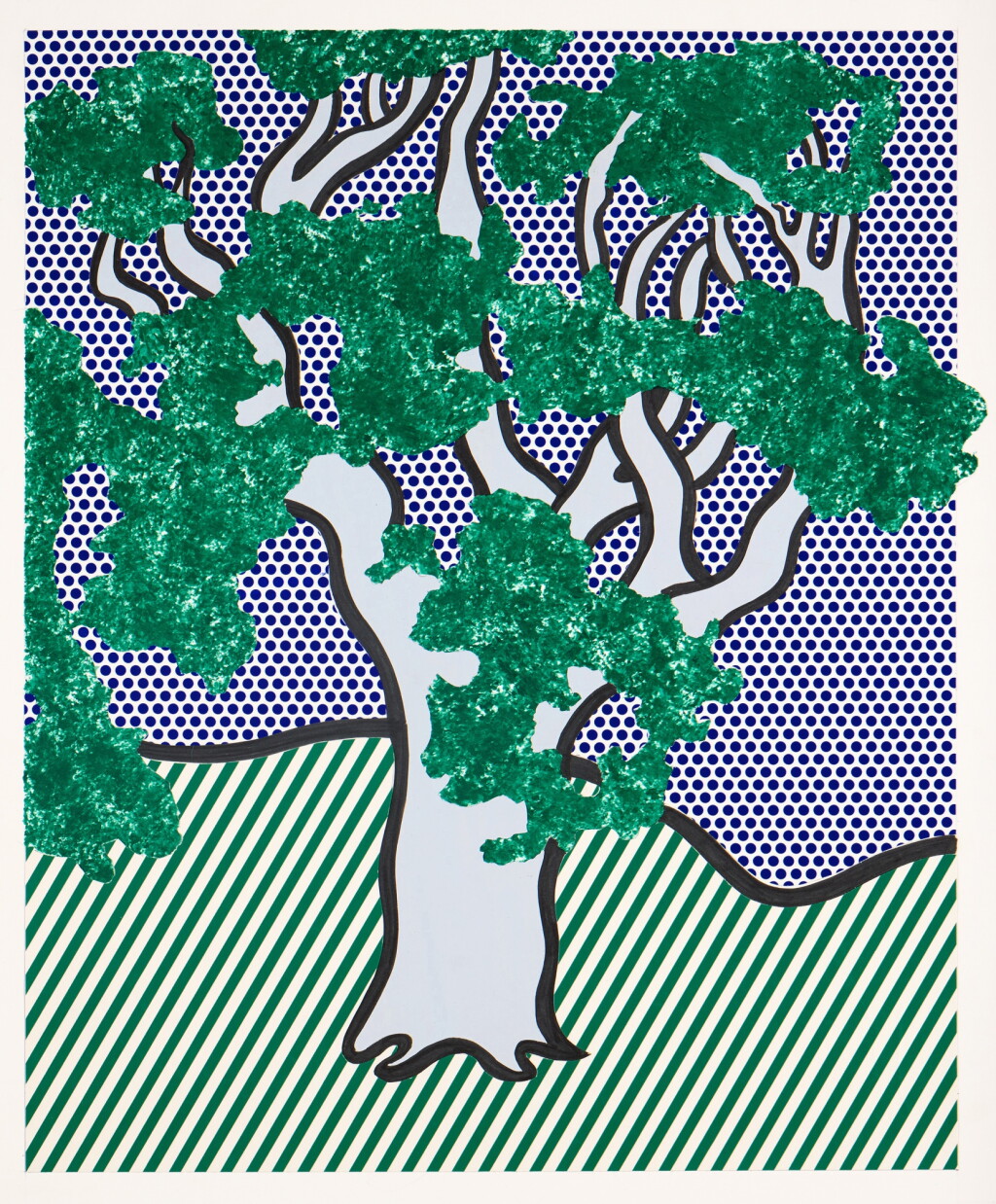 View full screen - View 1 of Lot 9. Rain Forest (Study).