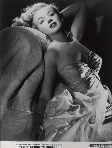 View full screen - View 1 of Lot 97. Don't Bother to Knock (1952), original photographic production still, US.