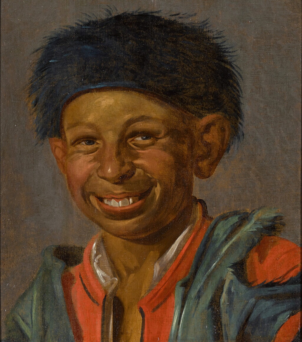 View full screen - View 1 of Lot 130. Laughing fisherboy.