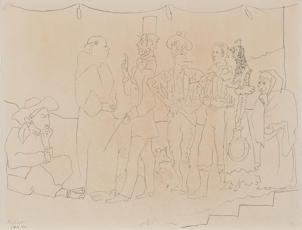 View full screen - View 1 of Lot 34. Troupe d'acteurs.