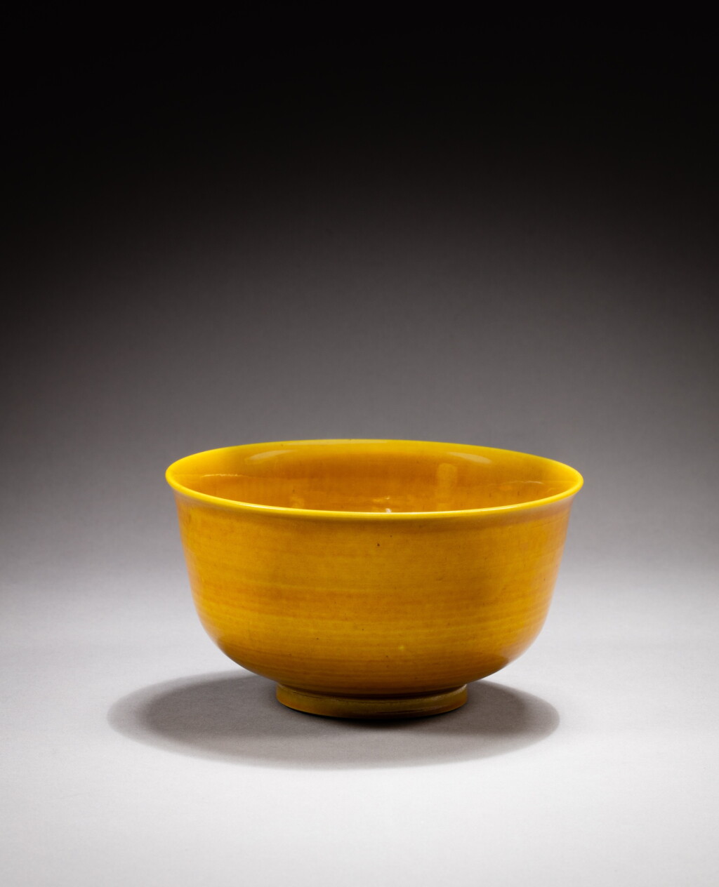 View full screen - View 1 of Lot 70. A yellow-glazed bowl, Qing dynasty, 19th century | 清十九世紀 黃釉盌.
