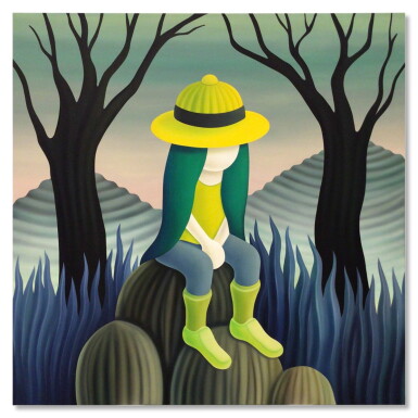 View full screen - View 1 of Lot 812. The Viewer with Green Hair.
