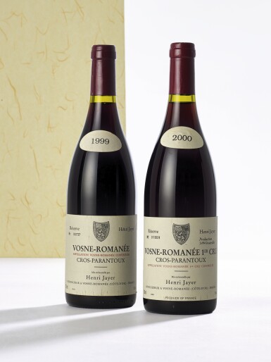 View full screen - View 1 of Lot 3263. Vosne Romanée, Cros Parantoux 2000 Henri Jayer (1 BT).