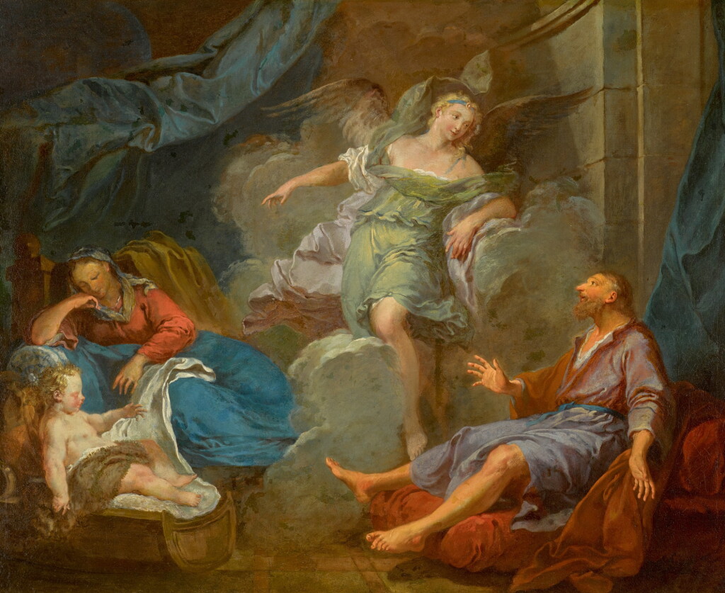 View full screen - View 1 of Lot 187. The Dream of Saint Joseph.