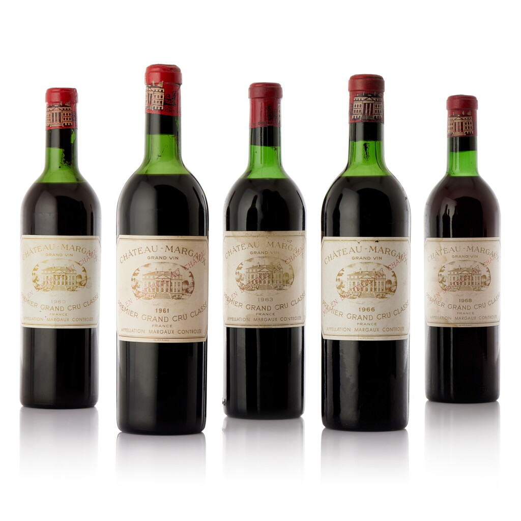 View full screen - View 1 of Lot 6260. Château Margaux 1960s Vertical (7 BT).