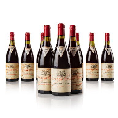 View full screen - View 1 of Lot 476. Châteauneuf du Pape, Château Rayas 1990 (10 BT).