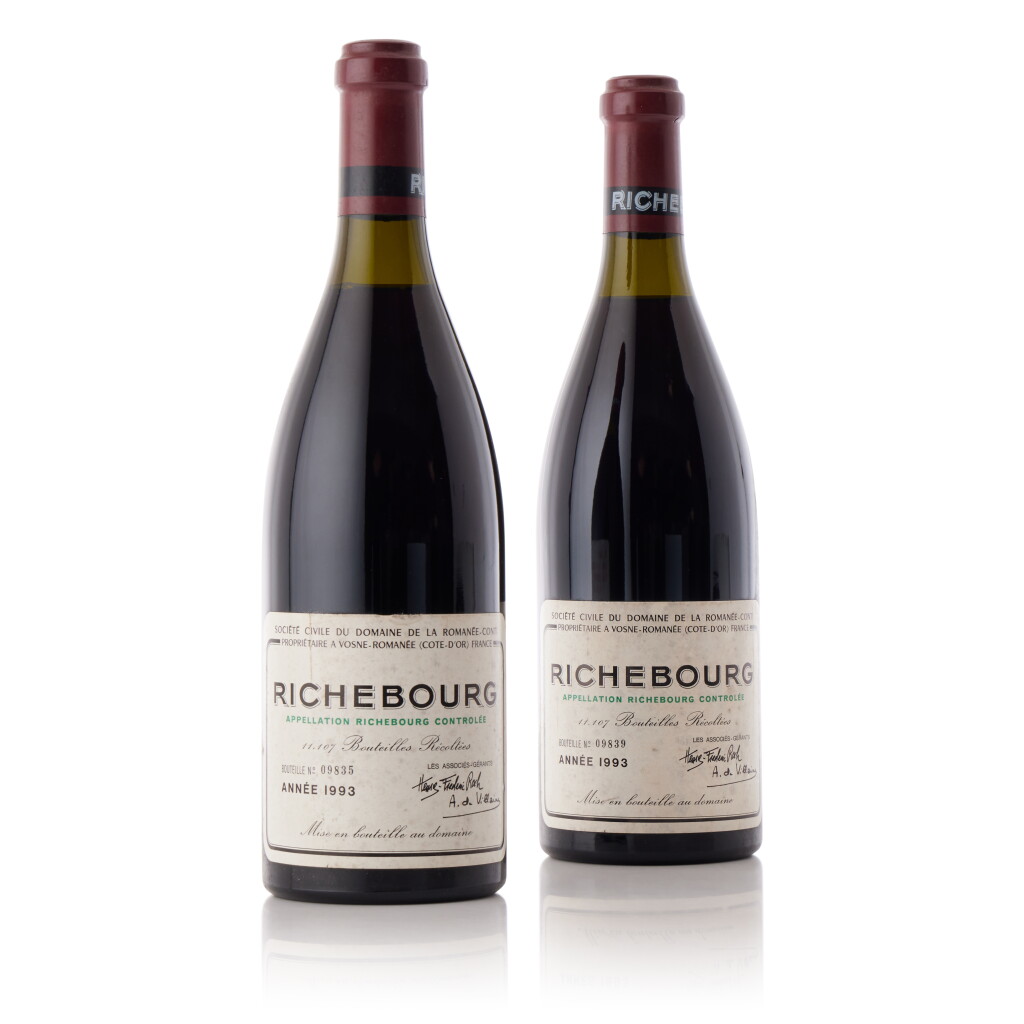 View full screen - View 1 of Lot 9176. Richebourg 1993 Domaine de la Romanée-Conti (6 BT).