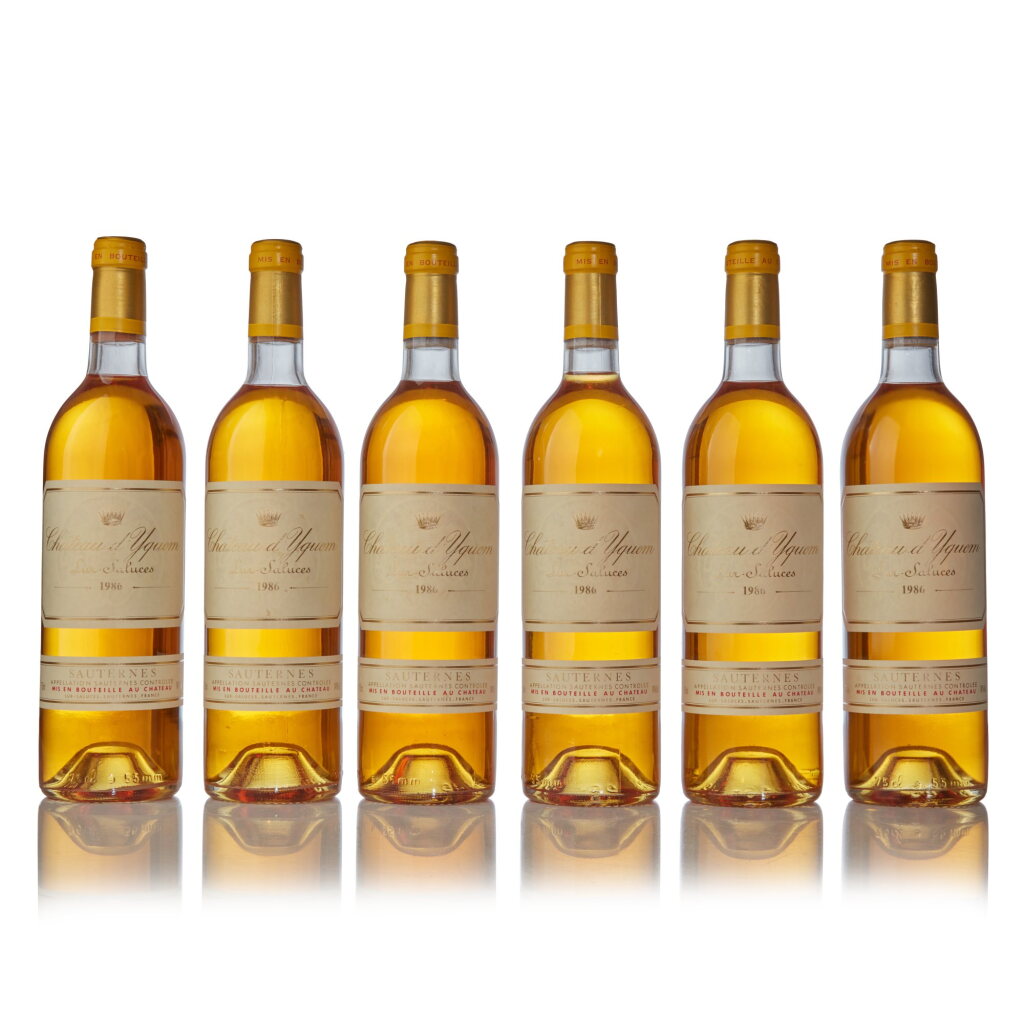 View full screen - View 1 of Lot 128. Château d'Yquem 1986 (6 BT).
