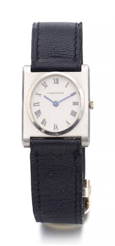 View full screen - View 1 of Lot 63. GOLD WRISTWATCH | CARTIER.