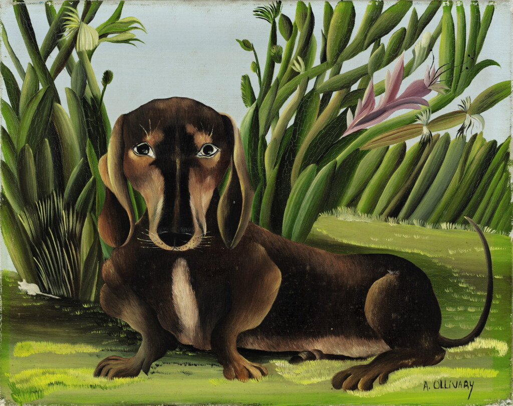 View full screen - View 1 of Lot 68. Le basset d'André Romanet.
