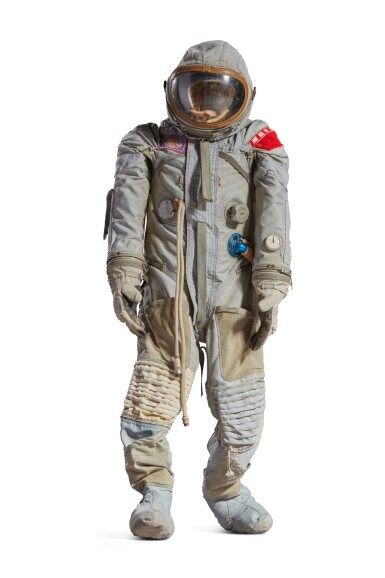 View full screen - View 1 of Lot 2. Sokol SK-11 ("Falcon") spacesuit, manufactured by RD & PE Zvezda, ca. 1975.