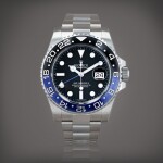 GMT-Master II 'Batman', reference 116710BLNR Montre bracelet à double fuseau horaire en acier avec date | Stainless steel dual time zone wristwatch with date and bracelet Vers 2018 | Circa 2018