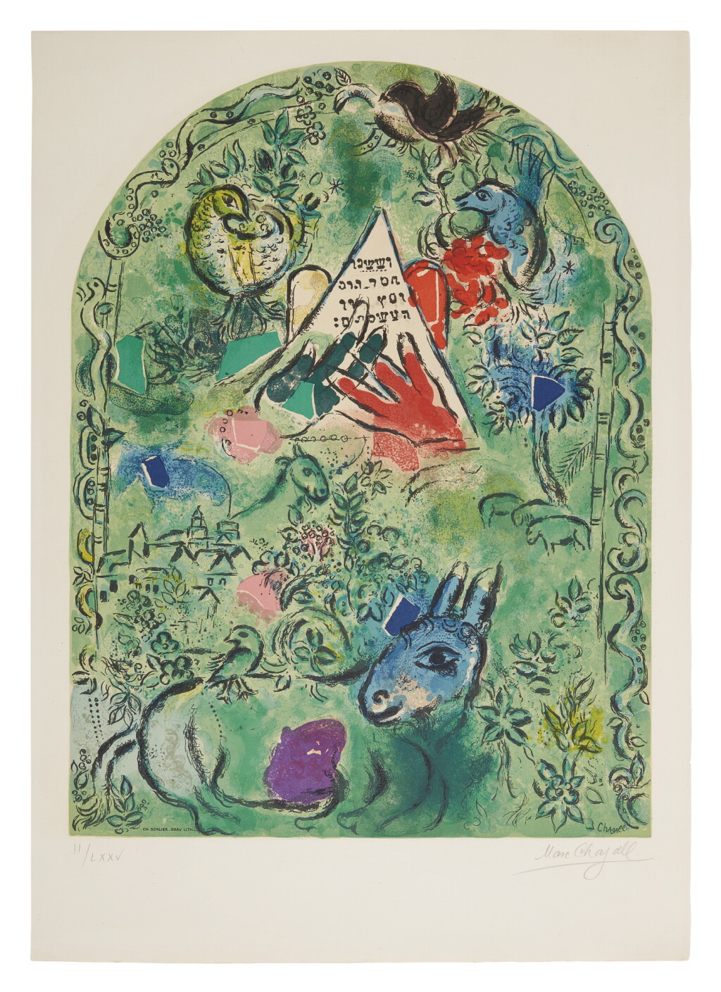View full screen - View 1 of Lot 34. CHARLES SORLIER AFTER MARC CHAGALL | THE TRIBE OF ISSACHAR (M. CS 17).