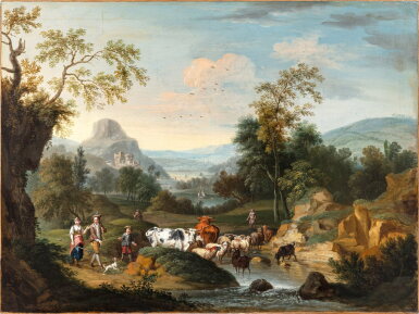 View full screen - View 1 of Lot 655. Arcadian Landscape.