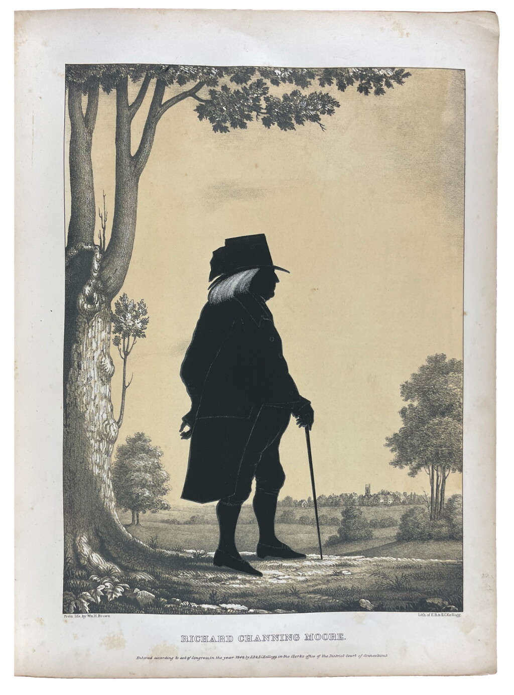 View full screen - View 1 of Lot 1014. Brown, William Henry | Portraits of renowned Americans of the antebellum period.