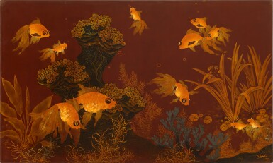 View full screen - View 1 of Lot 1046. Truong Van Thanh 張清 | Goldfish 金魚.