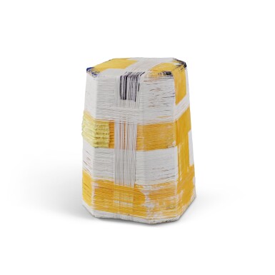 View full screen - View 1 of Lot 136. The Thread Wrapping Machine Stool 121114.