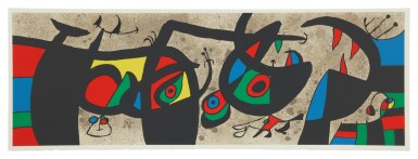 View full screen - View 1 of Lot 121. Le Lézard aux plumes d'or (Mourlot 789-828; Cramer Books 148).