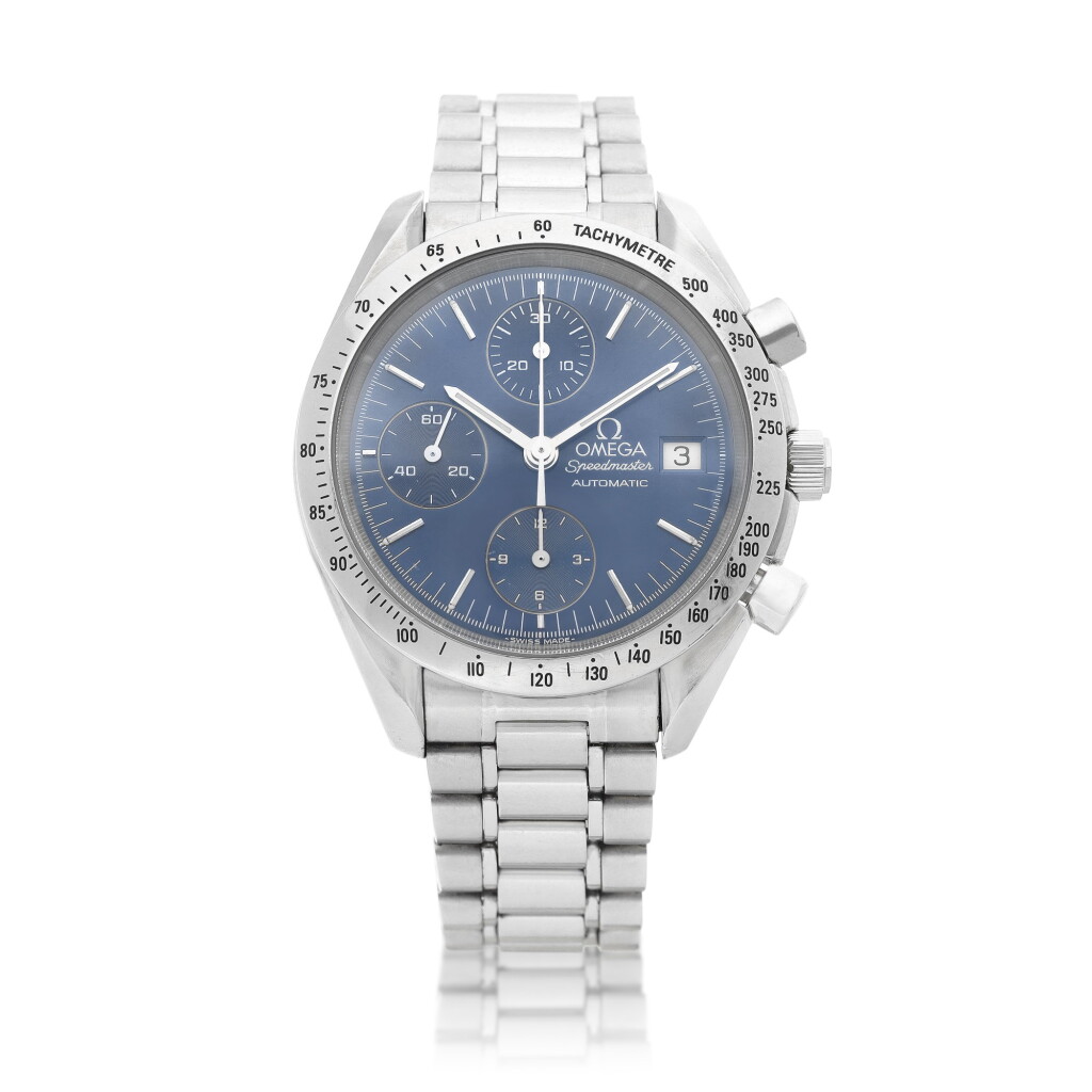 View full screen - View 1 of Lot 8042. Speedmaster, Reference ST 175.0043 | A stainless steel chronograph wristwatch with date and bracelet, Circa 1995 | 歐米茄 | 超霸系列 型號ST 175.0043 | 精鋼計時鏈帶腕錶,備日期顯示,約1995年製.