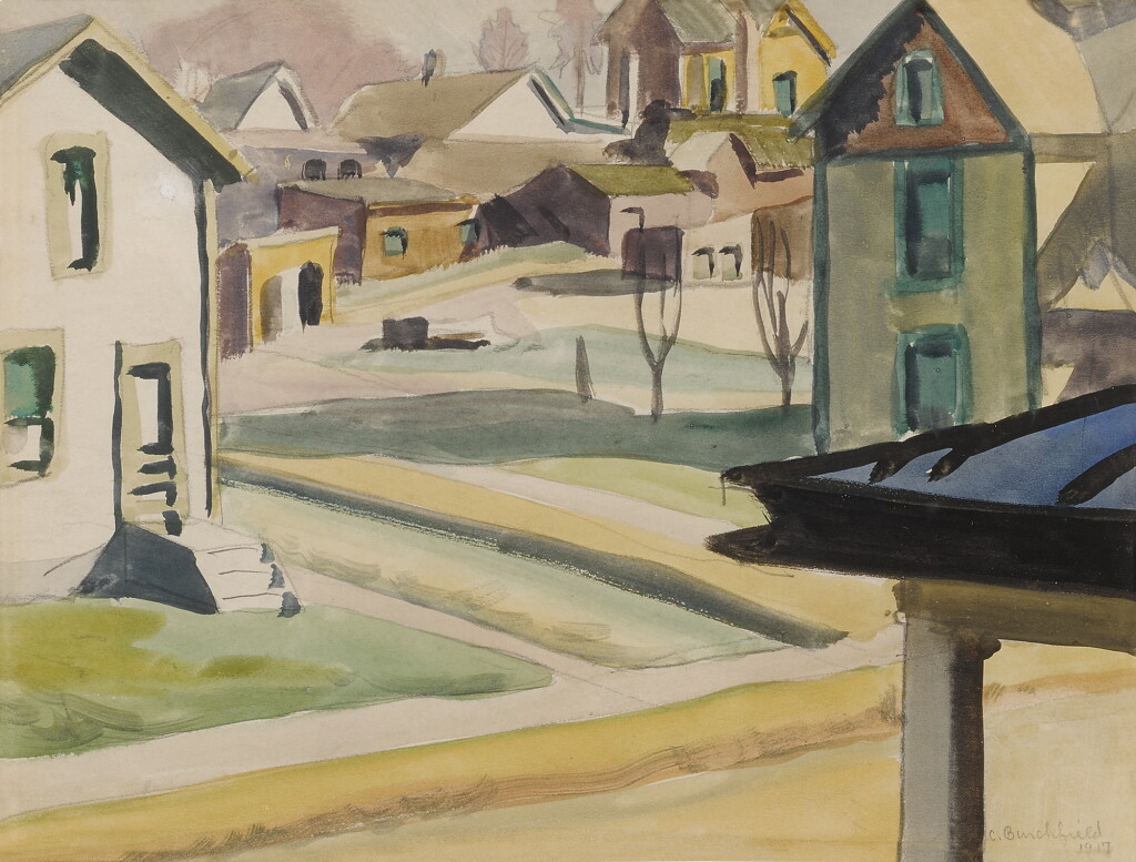 View full screen - View 1 of Lot 23. CHARLES EPHRAIM BURCHFIELD | HOUSES.