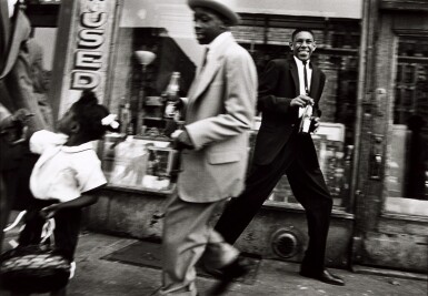 View full screen - View 1 of Lot 20. WILLIAM KLEIN | 'MOVES + PEPSI', HARLEM, NEW YORK, 1955.
