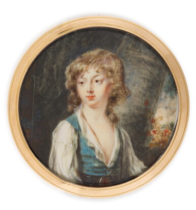 View full screen - View 1 of Lot 169. PIERRE ADOLPHE HALL | Portrait of a young boy, traditionally identified as Prince Joseph Poniatoski (1762-1813), circa 1785.