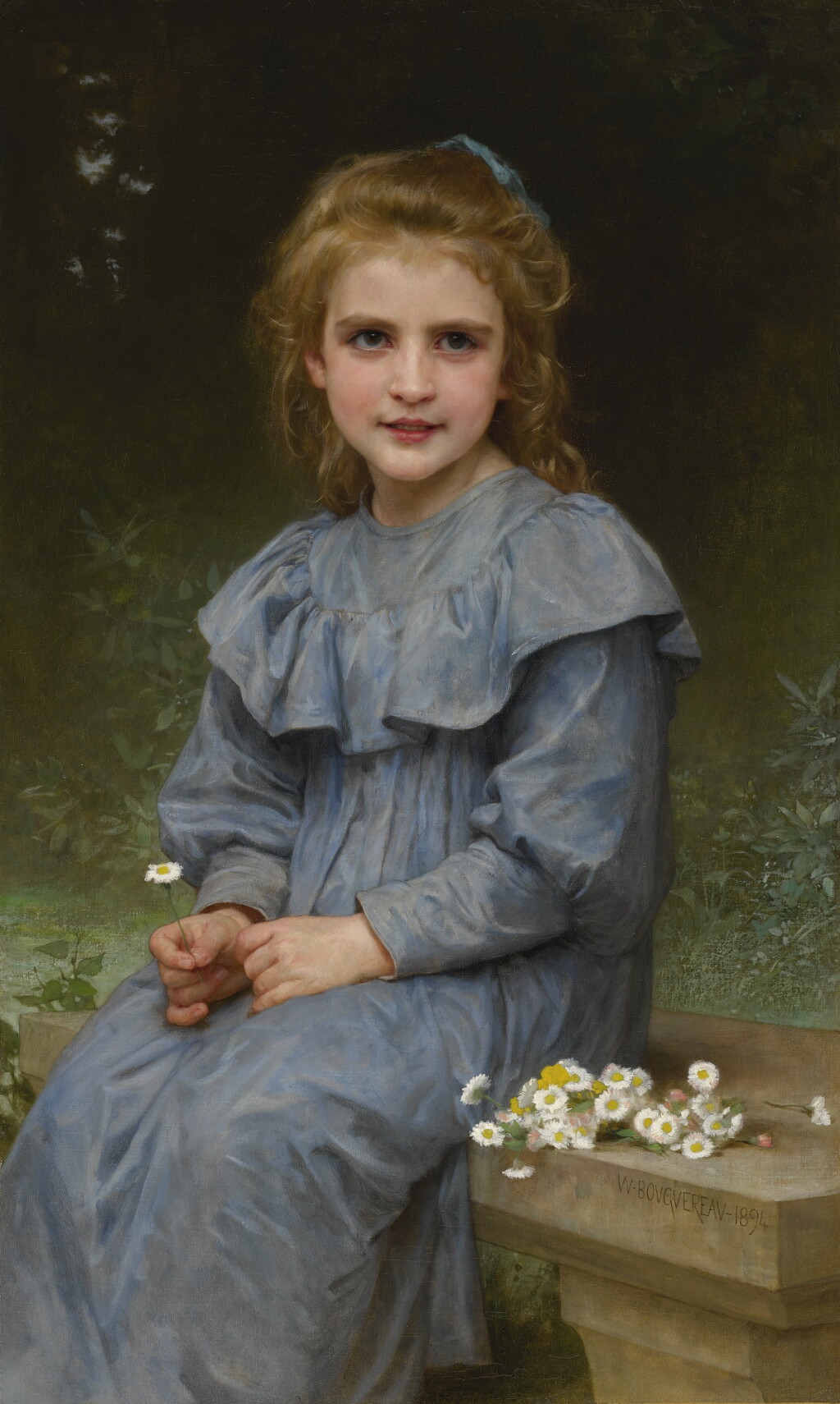 View full screen - View 1 of Lot 771. William Bouguereau | PÂQUERETTES .