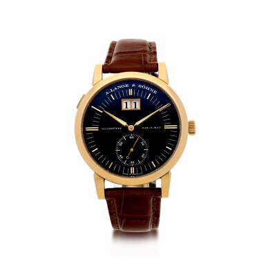 View full screen - View 1 of Lot 303. A. LANGE & SÖHNE | REFERENCE 309.031 GRAND LANGEMATIK A PINK GOLD AUTOMATIC WRISTWATCH WITH DATE, CIRCA 2005.