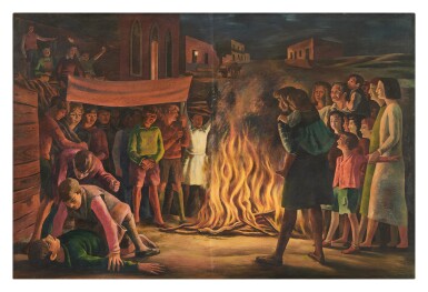 View full screen - View 1 of Lot 521. La fogata de San Juan.