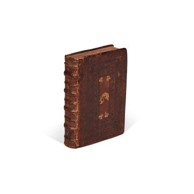 View full screen - View 1 of Lot 1588. Ariosto, Orlando furioso, Venice, 1533, contemporary Spanish blind-tooled calf, the Vernon–Holford copy.