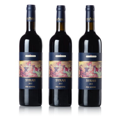View full screen - View 1 of Lot 100. Syrah 2013 Tua Rita (3 BT).