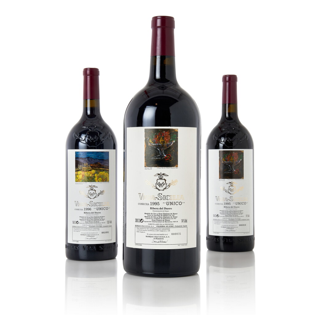 View full screen - View 1 of Lot 535. Vega Sicilia 'Unico' 1995 (1 DM).