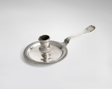 View full screen - View 1 of Lot 524. A Louis XIV Silver Chamberstick, Ladoyreau, Province, Early 18th Century.