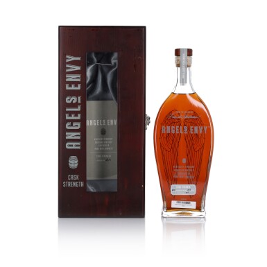 View full screen - View 1 of Lot 151. Angel's Envy Cask Strength Port Barrels 2015 Release 127.9 Proof NV (1 BT 75cl).