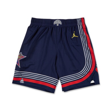 View full screen - View 1 of Lot 128. Jalen Williams Game Issued ‘NBA All-Star Game’ Shorts | All-Star Game Debut | Probable Wear.