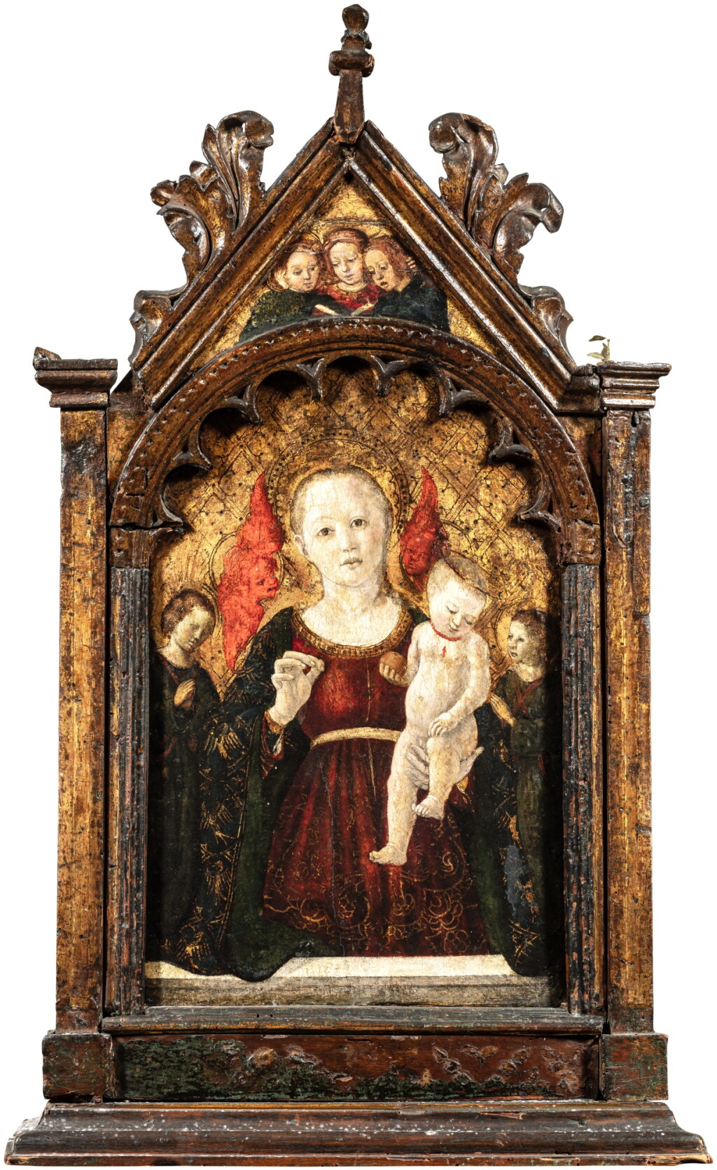View full screen - View 1 of Lot 234. Vierge à l'Enfant .