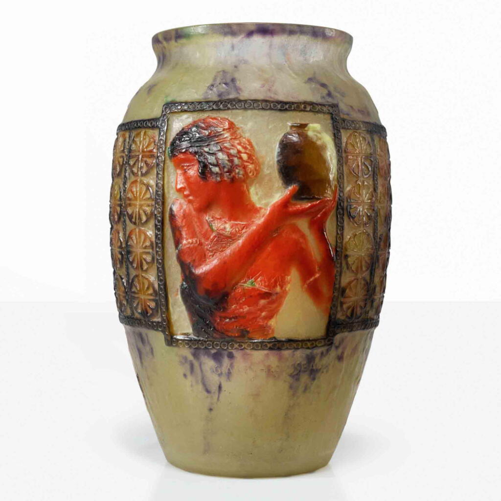 View full screen - View 1 of Lot 61. "Libations" Vase.