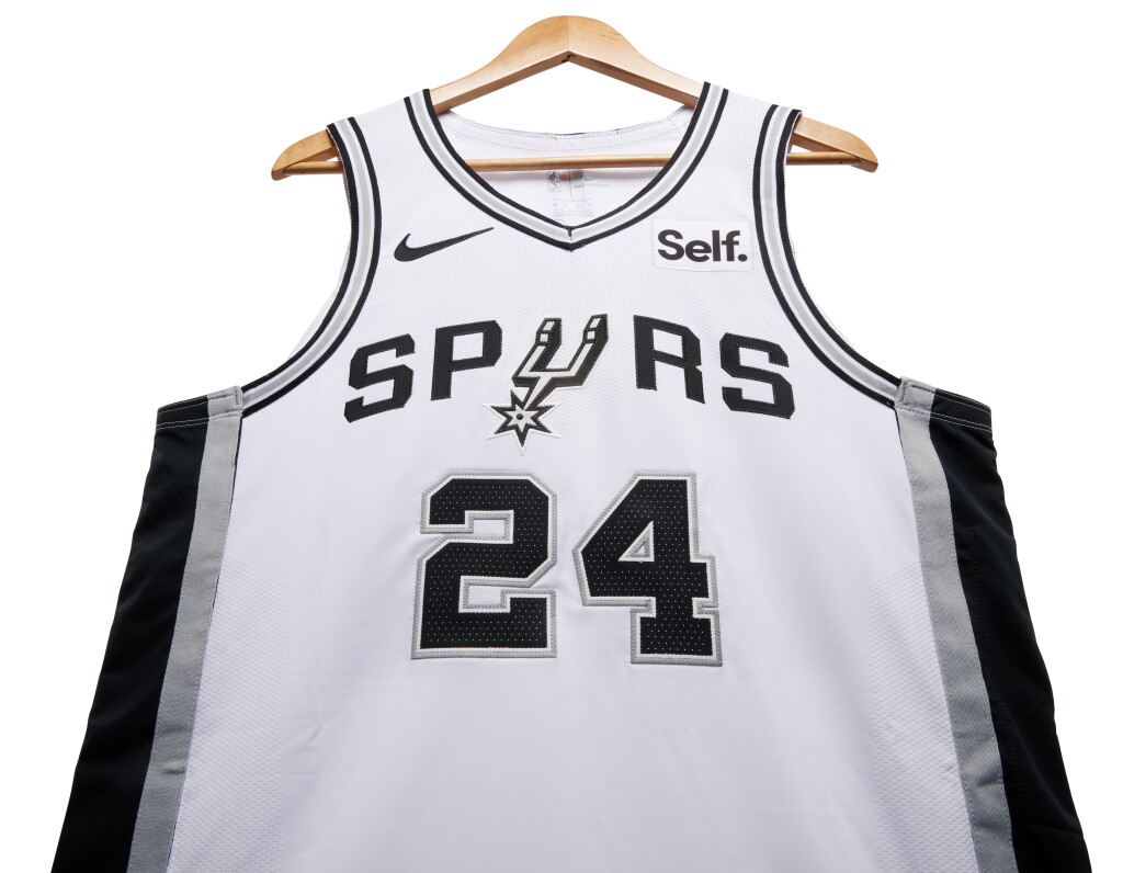 View full screen - View 1 of Lot 106. Devin Vassell San Antonio Spurs 2023-2024 Game Issued Association Edition Jersey .