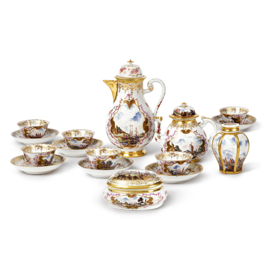 View full screen - View 1 of Lot 55. A Meissen Tea and Coffee Service, Circa 1723-25.