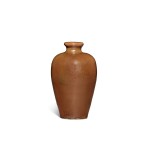 A small ‘Yaozhou’ persimmon-glazed meiping, Song dynasty