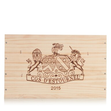 View full screen - View 1 of Lot 113. Château Cos d'Estournel 2015 (12 BT).
